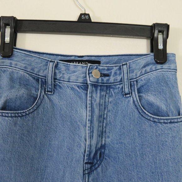 J Brand Light Blue Frayed Hem Jeans - Picture 7 of 10